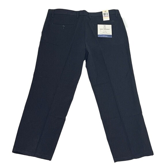 Dockers Men's 38x30 Black The‎ Best Pressed  Signature Khaki Flat Front NWT - Picture 2 of 6